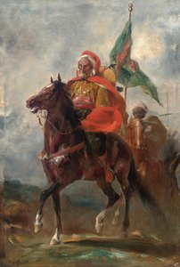 An Orientalist Chieftain on Horseback