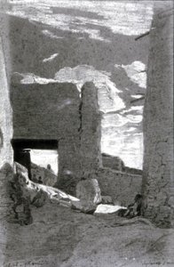 Bab el Gharrbi, Laghouat by Eugène Fromentin