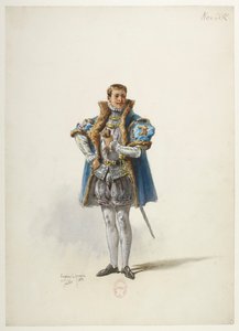 Saint-Saëns - Henry VIII - Costume Designs - Lacoste - Duke of Norfolk by Eugene Lacoste