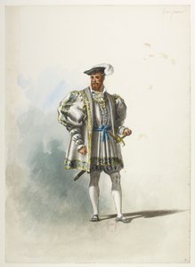 Saint-Saëns - Henry VIII - Costume Designs - Lacoste - 4. Lord by Eugene Lacoste