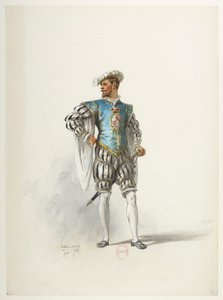 Saint-Saëns - Henry VIII - Costume Designs - Lacoste - 16. Costume by Eugene Lacoste