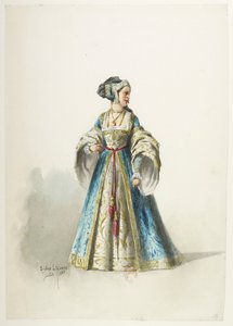 Saint-Saëns - Henry VIII - Costume Designs - Lacoste - Costume by Eugene Lacoste