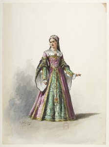 Saint-Saëns - Henry VIII - Costume Designs - Lacoste - 19. Costume by Eugene Lacoste
