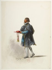 Saint-Saëns - Henry VIII - Costume Designs - Lacoste - Costume by Eugene Lacoste