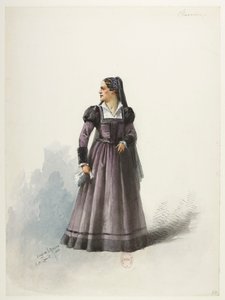 Saint-Saëns - Henry VIII - Costume Designs - Lady Clarence by Eugene Lacoste