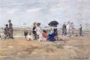Trouville, Beach Scene
