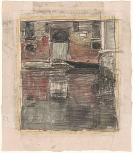 Reflections, Venetian Canal by Eugène Vail