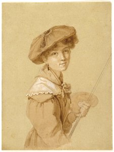 Self Portrait, 1820-29 by Eugénie Tripier Lefranc
