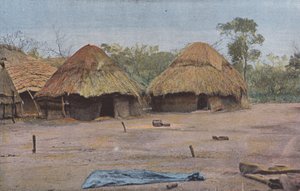 Dahomean House, Northern Region by European Photographer
