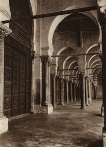 Kairouan, Part View of the Great Mosque by European Photographer