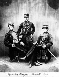 Lieutenants Bailey, Playfair and Haslitt