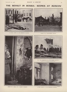 The Revolt in Russia: Scenes at Moscow by European Photographer