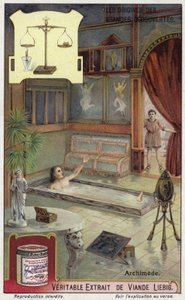 Archimedes and his principle by European School