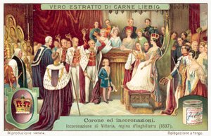 Coronation of Queen Victoria by European School