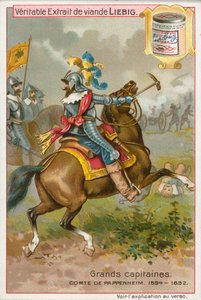 Count of Pappenheim, Liebig Card, Early 20th Century by European School