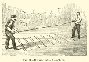 Drawing out a Glass Tube by European School