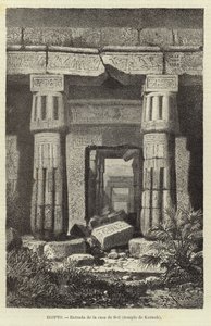 Egypt - Entrance to the House of Seti by European School