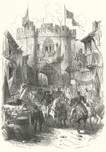 Entry of Philip the Bold, Duke of Burgundy, into Antwerp by European School