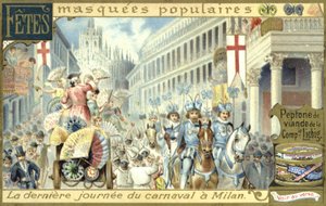 Final day of carnival in Milan by European School