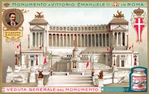 General View of the Monument to King Victor Emmanuel II in Rome by European School