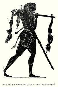 Herakles Carrying Off the Kerkopes