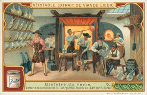 History of Glass by European School