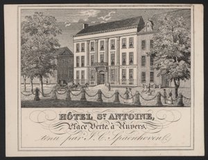 Hotel St Antoine, Anvers, Antwerp, J C Spaenhoven by European School