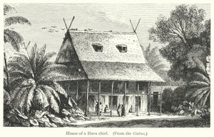 House of a Hova chief by European School
