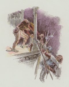 Illustration for Notre-Dame de Paris by Victor Hugo by European School