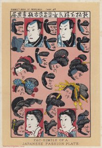 Japanese Fashion Plate by European School
