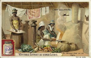 Kitchen of an African king by European School