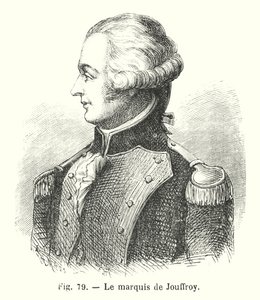 Marquis de Jouffroy (engraving) by European School
