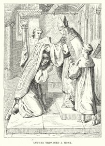 Luther ordained a monk by European School