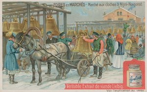 Market of Bells in Nizhny Novgorod by European School
