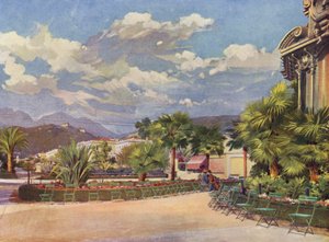 Menton, The Music Kiosk and the New Garden by European School