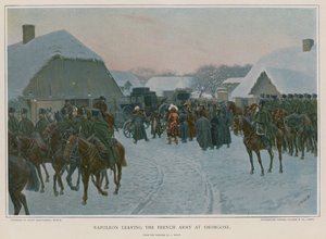 Napoleon Leaving the French Army at Smorgoni