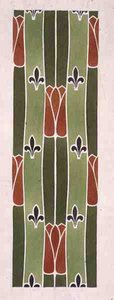 Neo-Gothic banner design by European School