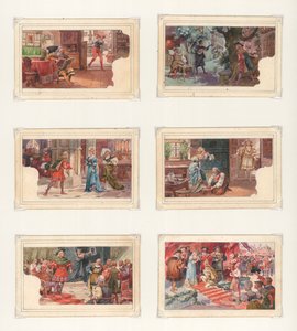 Original artwork for a set of Liebig cards: Wagner, Die Meistersinger by European School