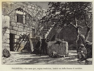 Palestine, The House that, According to Tradition, Simon the Tanner Lived in Jaffa by European School