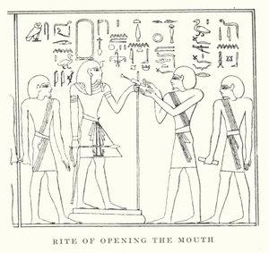 Rite of opening the Mouth by European School