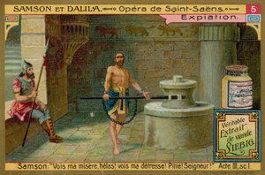 Samson in Chains by European School