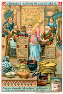 Scandinavian Tableware, 8th-12th Century by European School
