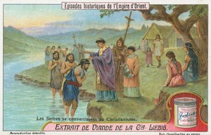 Serbs Converted to Christianity by European School