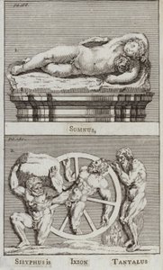 Somnus, Sisyphus, Ixion, Tantalus by European School