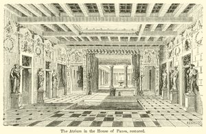 The Atrium in the House of Pansa, Restored by European School