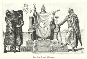 The Church and Chivalry by European School