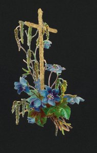 Victorian Scraps: Holy Cross by European School