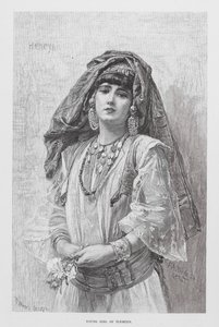 Young Girl of Tlemcen by European School