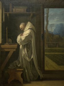 St. Bruno in Prayer by Eustache Le Sueur