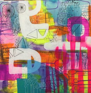 Vibrant Abstract Layers
